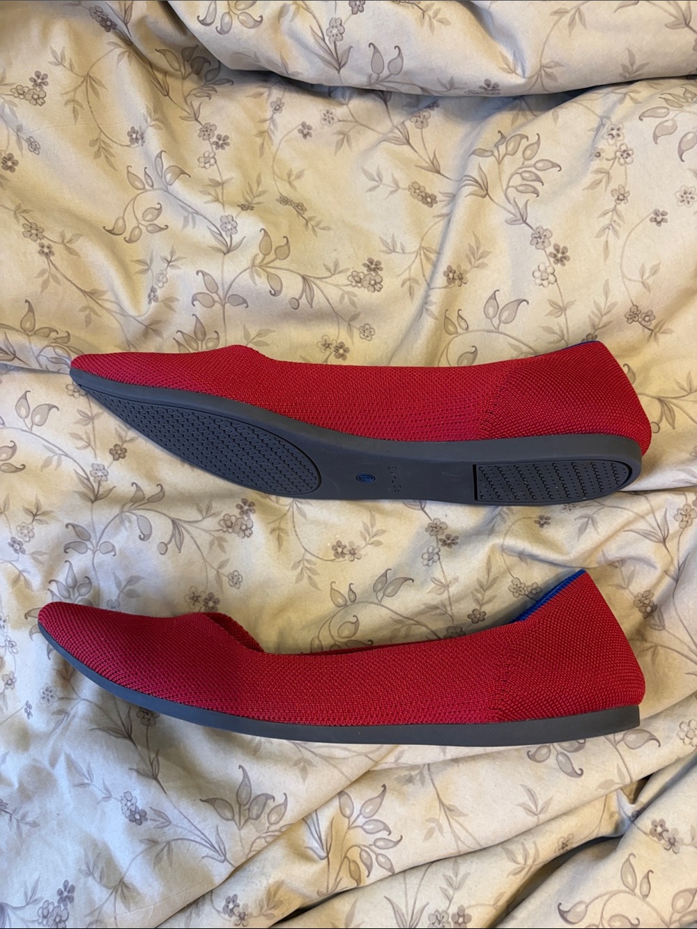 Rothy's The Point Flats In Chili Red - Picture 6 of 7